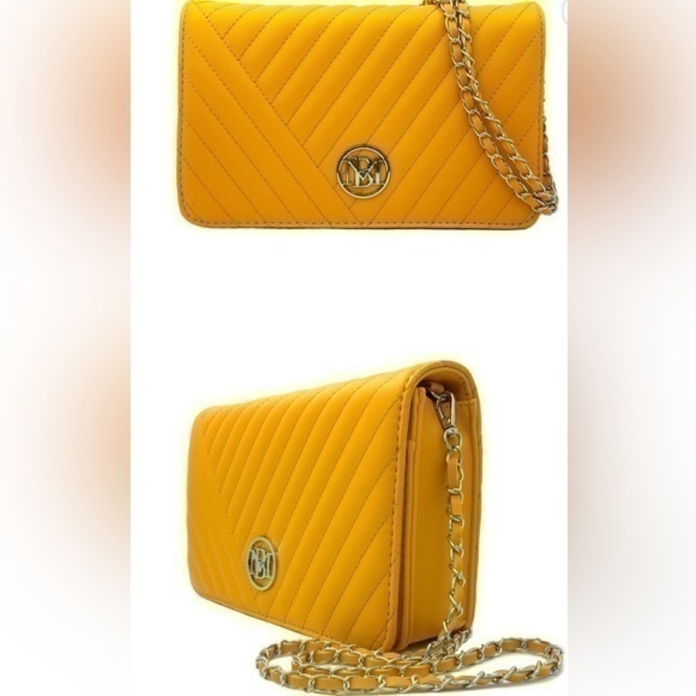 Badgley Mischka Large Quilted Crossbody Bag